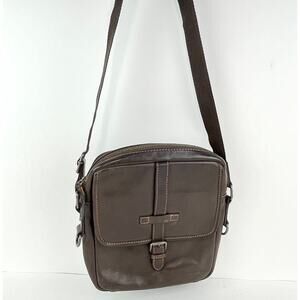 Salvador Bachiller Small Leather Messenger Style Bag Unisex Crossbody